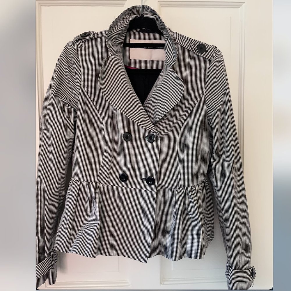 Topshop Double-breasted crop jacket - US sz 6/S